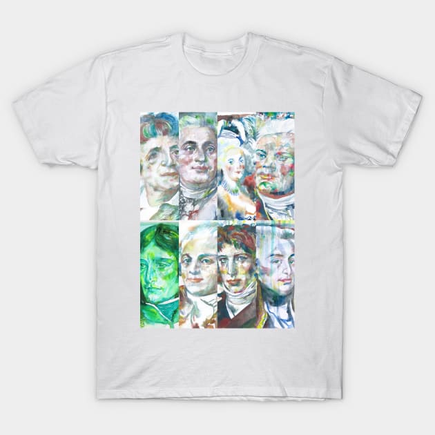 THE FRENCH REVOLUTION IN EIGHT PORTRAITS T-Shirt by lautir